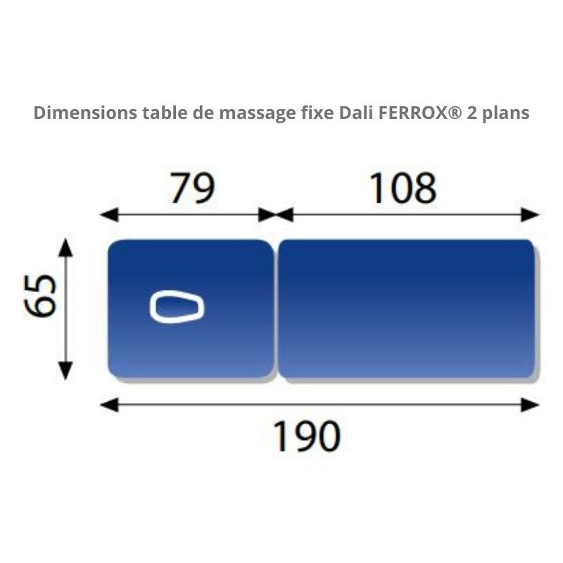 Table De Massage Fixe 2 Plans Ferrox® Dali Sisselpro Fr