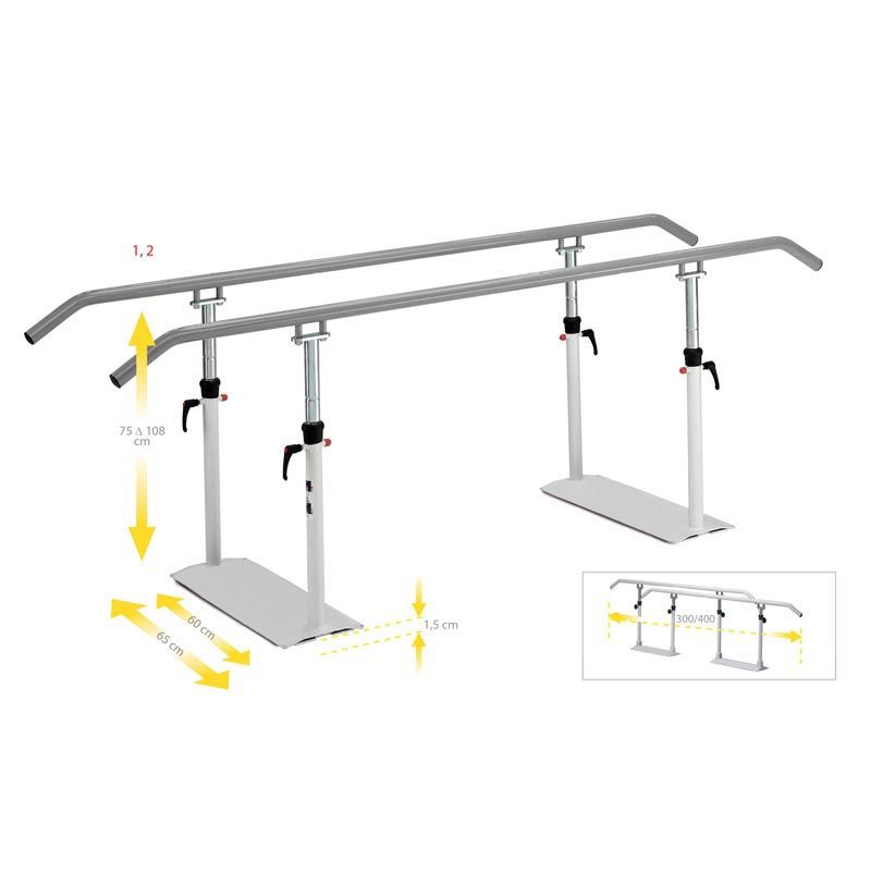 Barre parallèle FERROX® Easy Click pliable sans socle